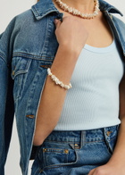 Anni LU Pearl Power 24kt Gold-plated Bracelet - One Size