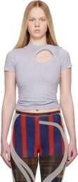Ottolinger Gray Padded Donut T-shirt