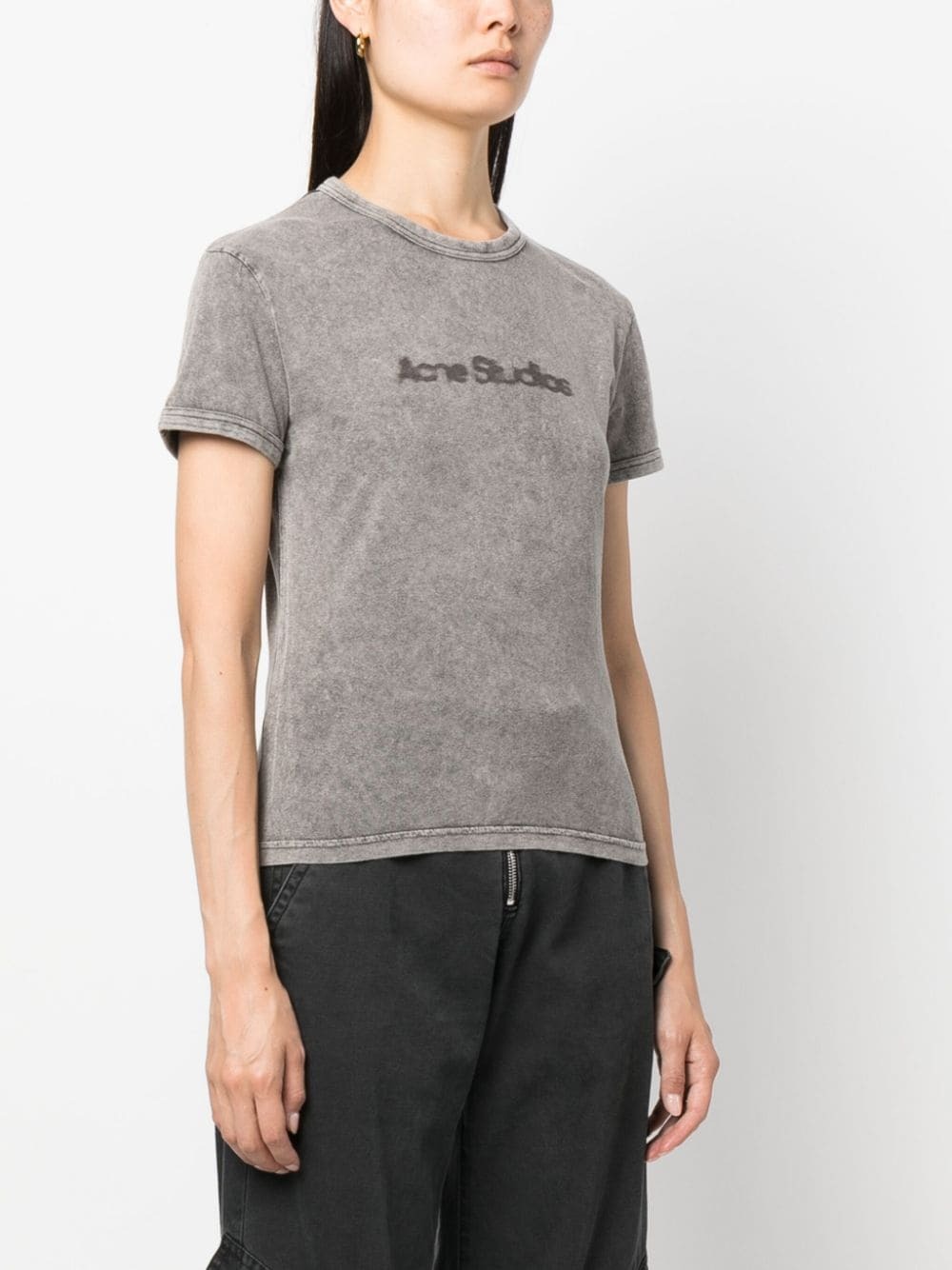 ACNE STUDIOS - Logo Cotton T-shirt Acne Studios