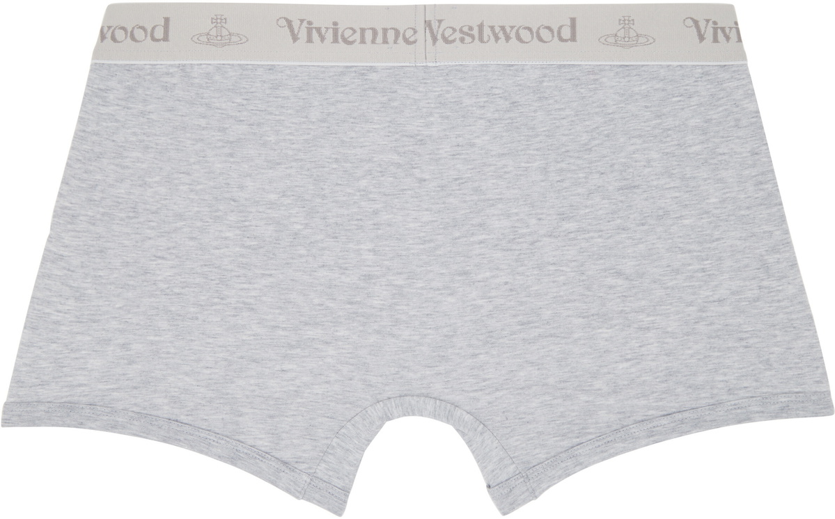 Vivienne Westwood Two-Pack Gray Cotton Boxer Briefs