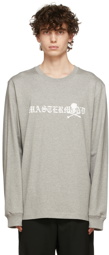 mastermind JAPAN Grey Big Logo Long Sleeve T-Shirt