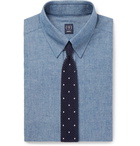 Beams F - Cotton-Chambray Shirt - Men - Blue