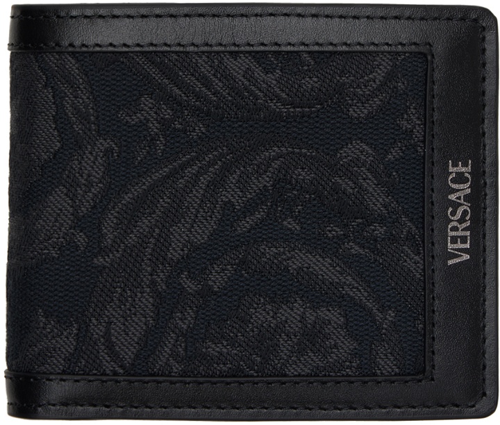 Photo: Versace Black Barocco Bifold Wallet