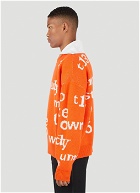 Phonetic Logo Sweater in Orange