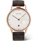Baume - 41mm PVD-Coated Stainless Steel and Cotton-Canvas Watch, Ref. No. 10600 - White