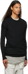 Boris Bidjan Saberi Black Cashmere KN1.1 Sweater