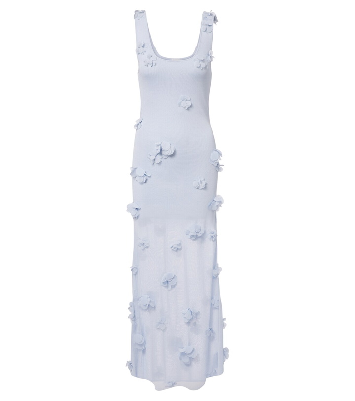 Photo: Simkhai Ivi floral-appliqué midi dress