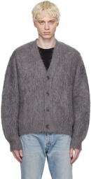 John Elliott Gray Brushed Cardigan