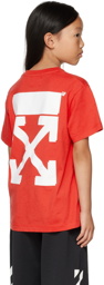 Off-White Kids Red Rubber Arrow T-Shirt