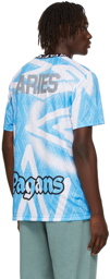 Aries Blue & White Umbro Edition Jersey T-Shirt