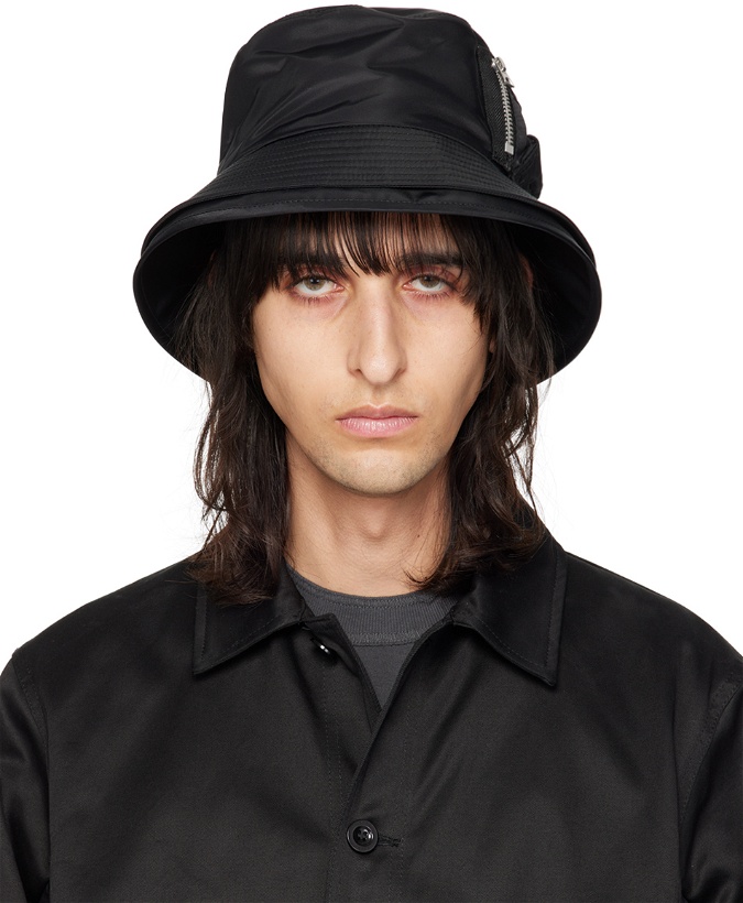 Photo: sacai Black Pocket Double Brim Hat