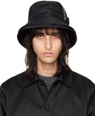 sacai Black Pocket Double Brim Hat