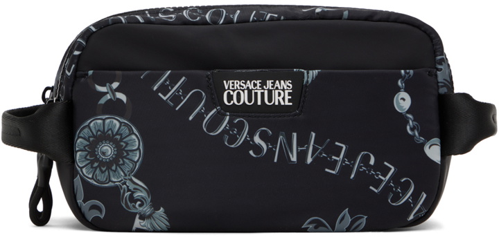 Photo: Versace Jeans Couture Black Chain Couture Vanity Pouch