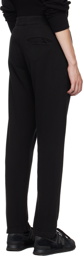 Les Tien Black Button-Fly Trousers