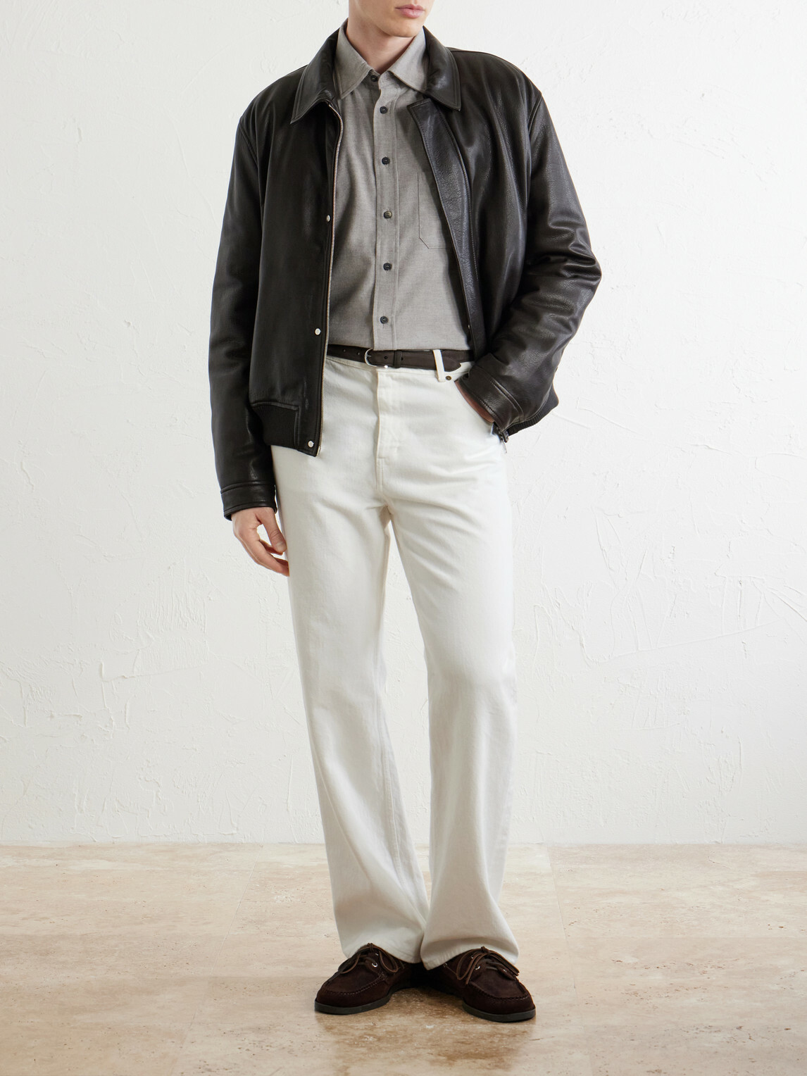 SEASE - Cotton Shirt - Gray
