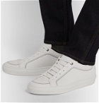 Hugo Boss - Mirage Textured-Leather Sneakers - White