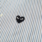 Comme des Garcons Play Black Heart Multi Stripe Shirt