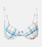 Polo Ralph Lauren Checked bikini top