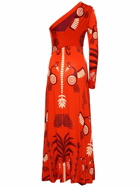 JOHANNA ORTIZ - Aclla Ceremonial Print Jersey Midi Dress