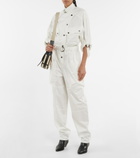 Isabel Marant - Florine cotton satin jumpsuit