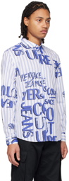 Versace Jeans Couture White Doodle Shirt