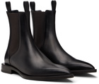 Lanvin Black Pointed Toe Chelsea Boots