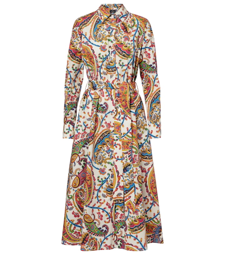 Photo: Etro Paisley cotton wrap dress