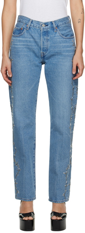 Photo: Anna Sui SSENSE Exclusive Blue Jeans