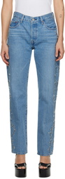 Anna Sui SSENSE Exclusive Blue Jeans