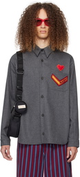 Marni Gray Patches Shirt