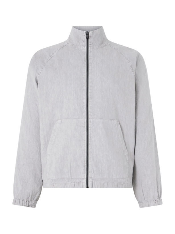 Photo: James Perse - Linen-Blend Blouson Jacket - Gray