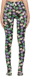 SHUTING QIU Multi Look 12 Floral Tights