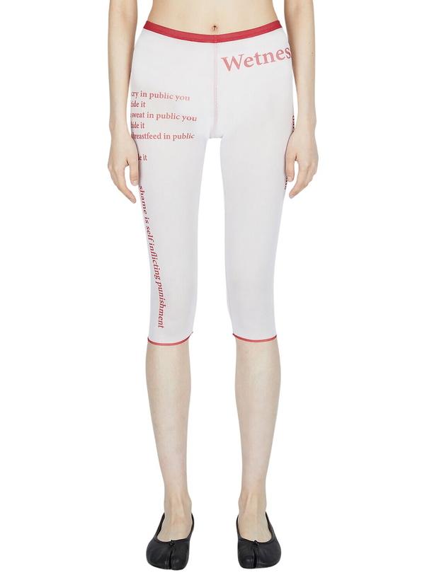 Photo: DI PETSA Wet Script Biker Shorts