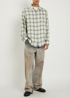 Our Legacy Every Checked Woven Shirt White