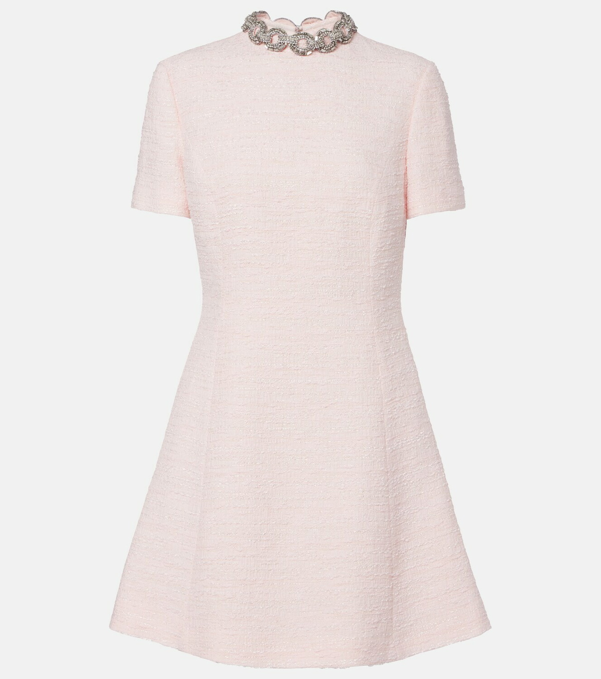 Valentino Embellished tweed minidress