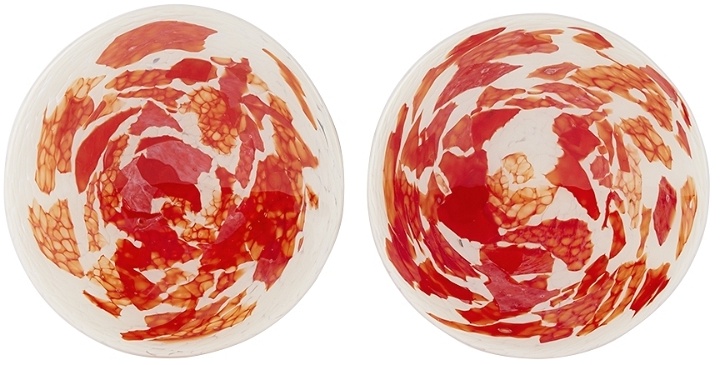 Photo: Stories of Italy White & Red Nougat Dessert Plate Set