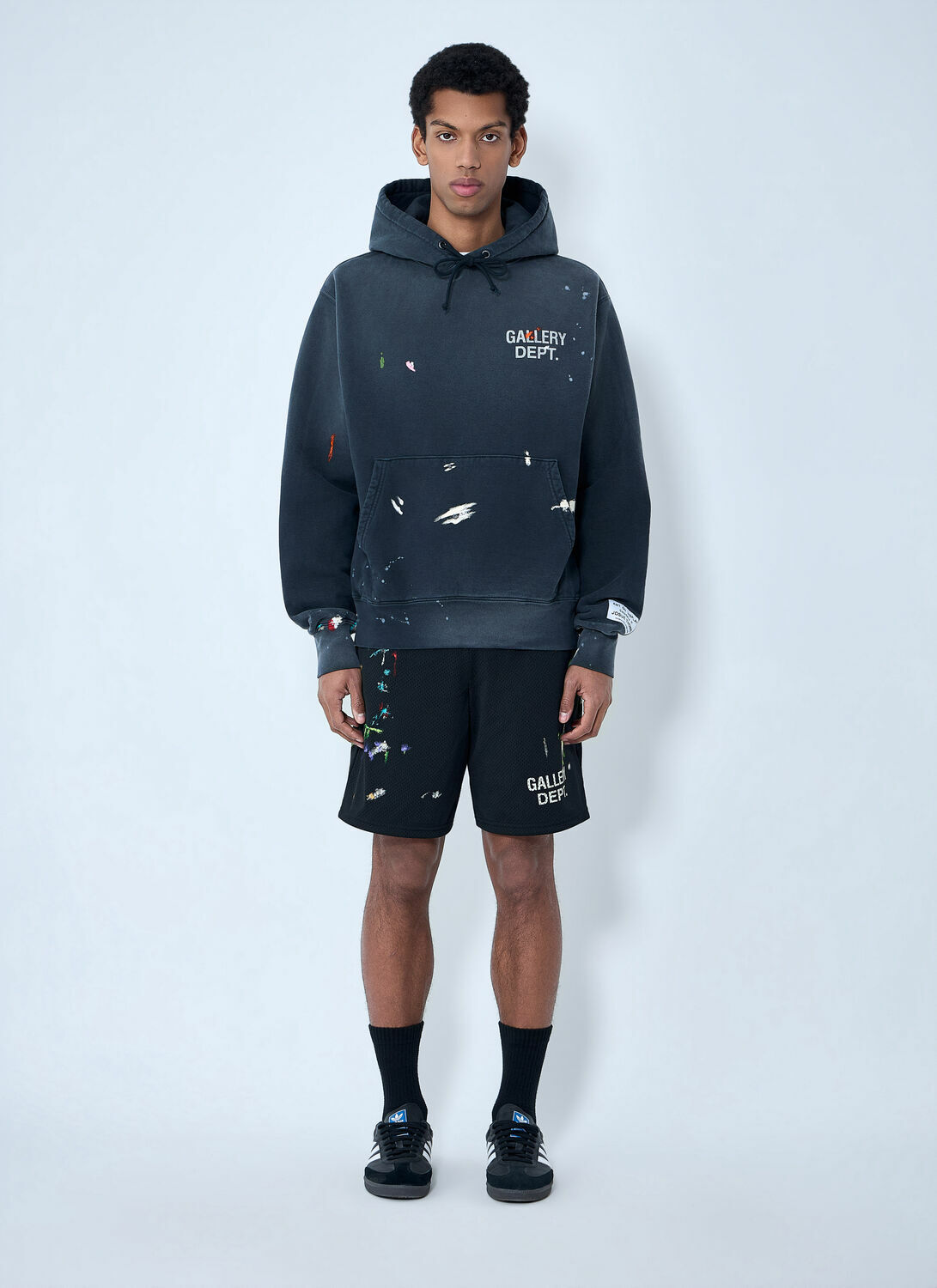 Gallery Dept. Paint Splatter Hooded Sweatshirt