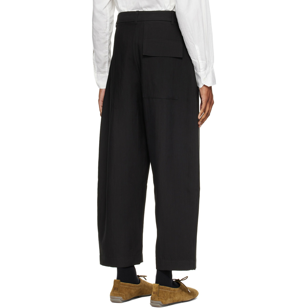 Studio Nicholson Black Ellis Trousers