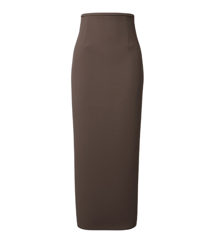 Photo: Khaite Winton crêpe maxi skirt