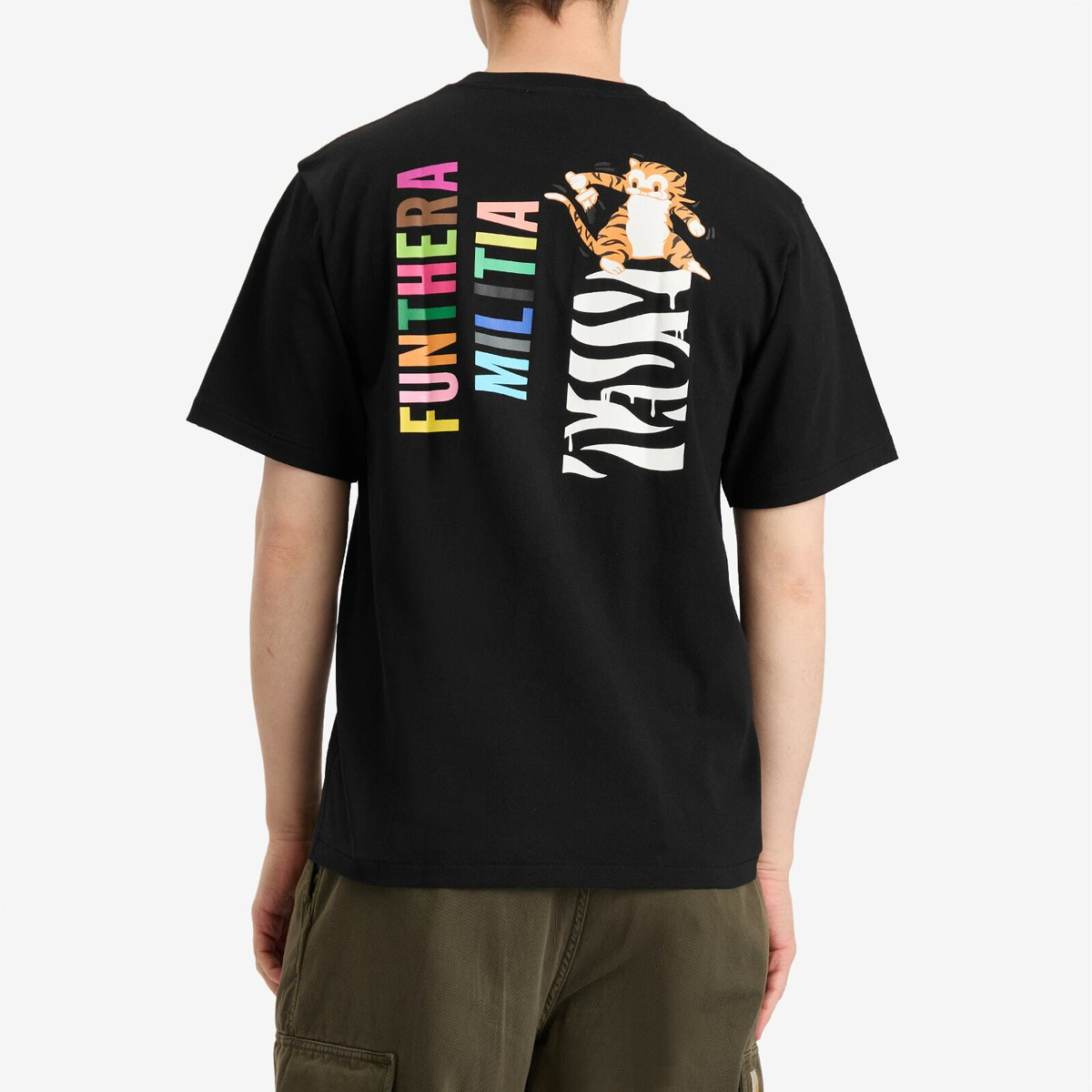 A Bathing Ape Men's Colors Tiger T-Shirt in Black