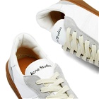 Acne Studios Men's Bars Sneakers in White/Brown