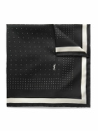 SAINT LAURENT - Printed Silk-Twill Scarf