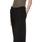 Yohji Yamamoto Black Knit Trousers