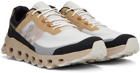 On Black & Beige Cloudvista Sneakers