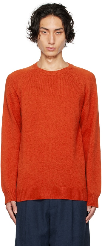 Photo: A.P.C. Orange Elouan Sweater