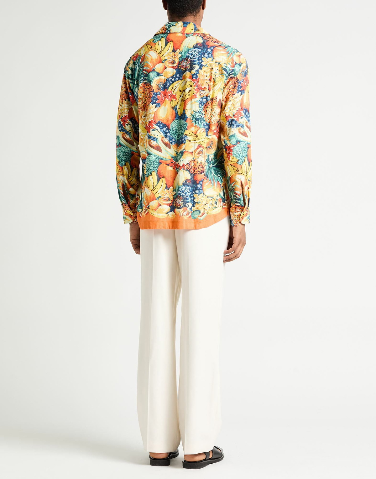 Orlebar Brown Mens Shirt in Yellow