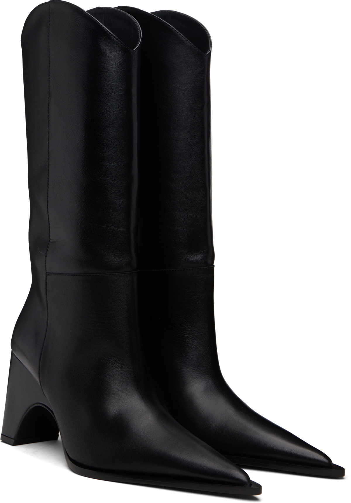 Coperni Black Cowboy Bridge Boots
