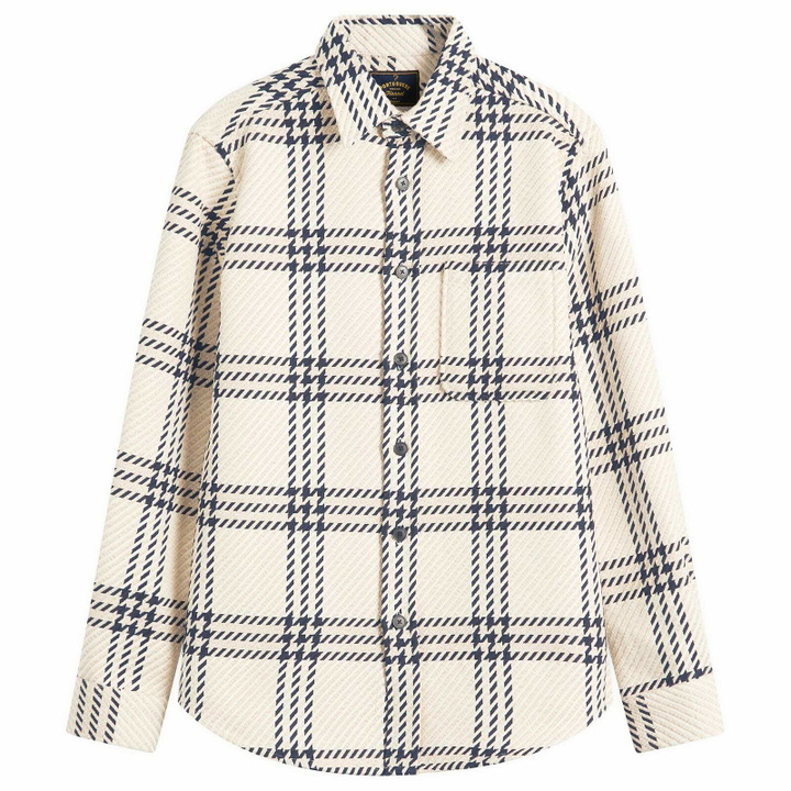 Photo: Portuguese Flannel Men's Upper Overshirt in Ecru