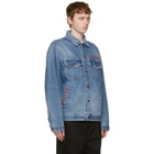 PRESIDENTs Blue Denim Crochet Arturo Jacket