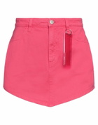 Icon Denim Womens Denim skirt Fuchsia